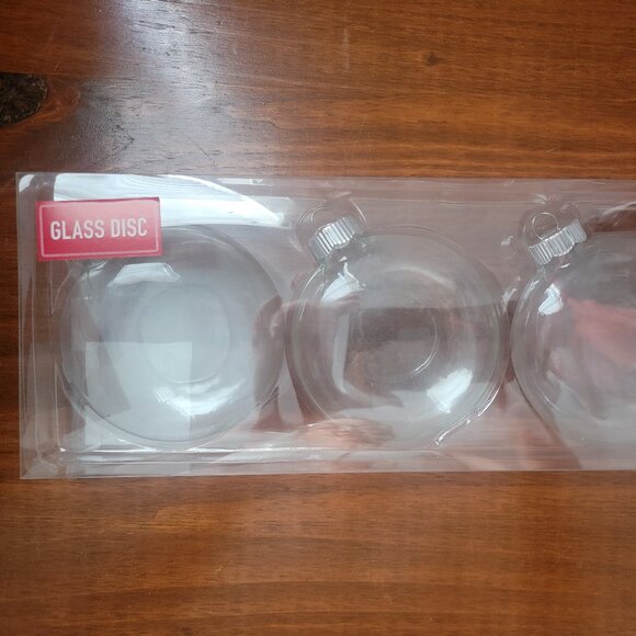 Make Market DIY 3 PC Glass Ornaments for Customized Crafts/Holiday - Picture 6 of 6